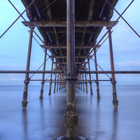 Buy canvas prints of Saltburn Pier by Martin Williams