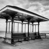 Buy canvas prints of Whitby Shelter, North Yorkshire by Martin Williams