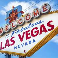 Buy canvas prints of Welcome to fabulous Las Vegas by Martin Williams