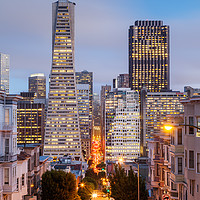 Buy canvas prints of San Francisco Skyline by Martin Williams