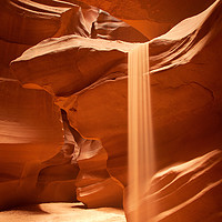 Buy canvas prints of Sands of Time, Upper Antelope Canyon, Page, Arizon by Martin Williams