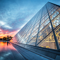 Buy canvas prints of Louvre - Paris by Martin Williams