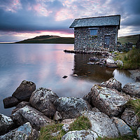 Buy canvas prints of The Old Boathouse at Devoke Water, Lake District. by Martin Williams