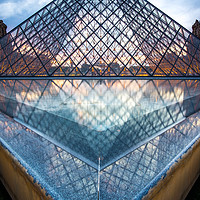 Buy canvas prints of The Louvre, Paris by Martin Williams