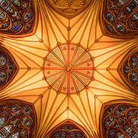 Buy canvas prints of York Minster - Chapter House by Martin Williams