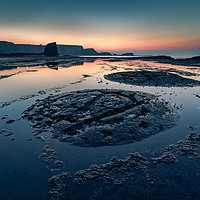 Buy canvas prints of Rock Formations, Saltwick Bay, Whitby by Martin Williams