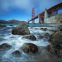 Buy canvas prints of Golden Gate Bridge by Martin Williams