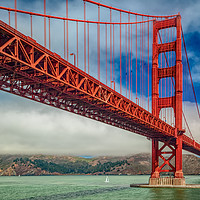 Buy canvas prints of Golden Gate Bridge by Martin Williams