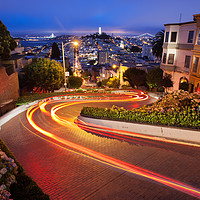 Buy canvas prints of Lombard Street, San Francisco by Martin Williams