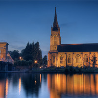 Buy canvas prints of All Saints, Marlow by Martin Williams