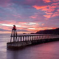 Buy canvas prints of Whitby East Pier by Martin Williams