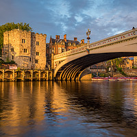 Buy canvas prints of Lendal Bridge, York by Martin Williams