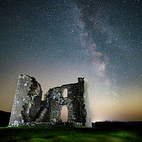 Buy canvas prints of Milky Way over Skelton Tower on the North York Moo by Martin Williams