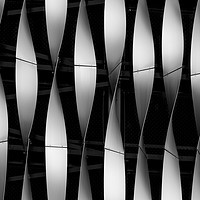 Buy canvas prints of Abstract of Victoria Gate Shopping Centre Car Park by Martin Williams