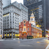 Buy canvas prints of The Old State House, Boston by Martin Williams