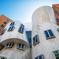 Buy canvas prints of The Ray and Maria Strata Center, MIT by Martin Williams