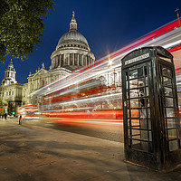 Buy canvas prints of Light Trials at St Pauls, London  by Martin Williams