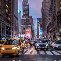 Buy canvas prints of 7th Avenue, New York by Martin Williams