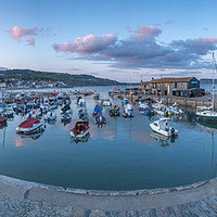 Buy canvas prints of Summer evening at Lyme Regis, Dorset by Martin Williams