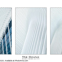Buy canvas prints of Triptych of Oculus abstracts by Martin Williams