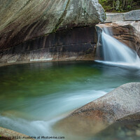 Buy canvas prints of The Basin, Franconia Notch State Park; NH; by Martin Williams
