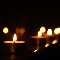 Buy canvas prints of Distant Candle Light by Lewis Nye