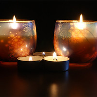 Buy canvas prints of Winter Candles by Lewis Nye