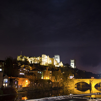 Buy canvas prints of Durham Cathedral By Moonlight by Paul Black