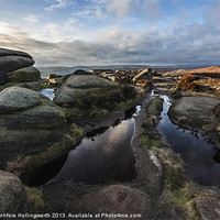 Buy canvas prints of Stanage Edge, Along The Top by mhfore Photography