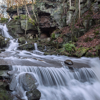 Buy canvas prints of Bentley Brooke Water Falls by mhfore Photography
