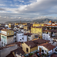 Buy canvas prints of Florence Rooftops by mhfore Photography