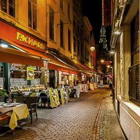 Buy canvas prints of Rue des Bouchers by mhfore Photography