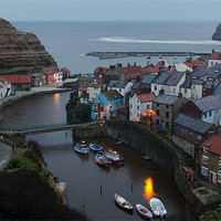 Buy canvas prints of Staithes by Jonathan Parkes