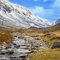 Buy canvas prints of Honister Pass in Winter by Cheryl Quine