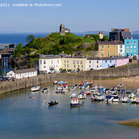 Buy canvas prints of Tenby Harbour by Mark Campion