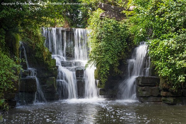 Welsh Woodland Waterfall  Picture Board by Mark Campion