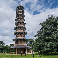 Buy canvas prints of Kew Gardens Great Pagoda by Mark Campion