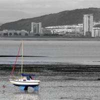 Buy canvas prints of Rosie in Swansea Bay by Mark Campion