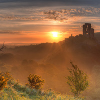 Buy canvas prints of Corfe by Andrew Bannister