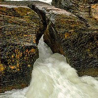 Buy canvas prints of Kicking Horse River by Mark Llewellyn