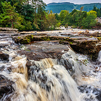 Buy canvas prints of Falls of Dochart, Killin, Scotland by Mark Llewellyn