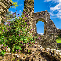 Buy canvas prints of Narberth Castle, Pembrokeshire, Wales by Mark Llewellyn