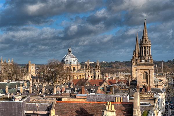 Oxford Skyline, England, UK Picture Board by Mark Llewellyn