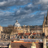 Buy canvas prints of Oxford Skyline, England, UK by Mark Llewellyn