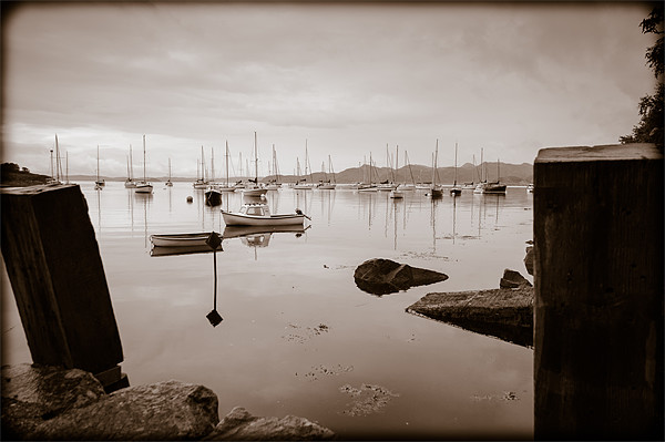 Crinan Harbour, Scotland, UK Picture Board by Mark Llewellyn