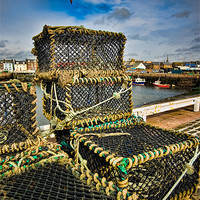 Buy canvas prints of Arbroath Harbour, Scotland, UK by Mark Llewellyn