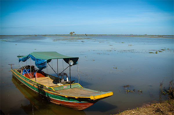 Tonlé Sap Lake Picture Board by Mark Llewellyn