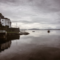 Buy canvas prints of Crinan Harbour, Scotland, UK by Mark Llewellyn