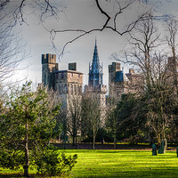 Buy canvas prints of Cardiff Castle by Mark Llewellyn