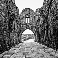 Buy canvas prints of Arbroath Abbey, Scotland, UK by Mark Llewellyn